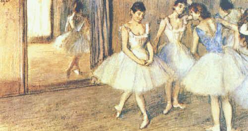 Edgar Degas Dance Greenroom oil painting picture